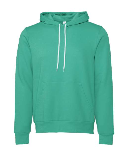 Sponge Fleece Hoodie - Front - B86306792 - Teal
