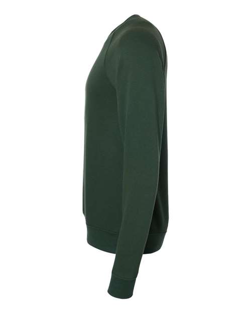 Sponge Fleece Raglan Crewneck Sweatshirt - DirectSide - B85106522 - Forest
