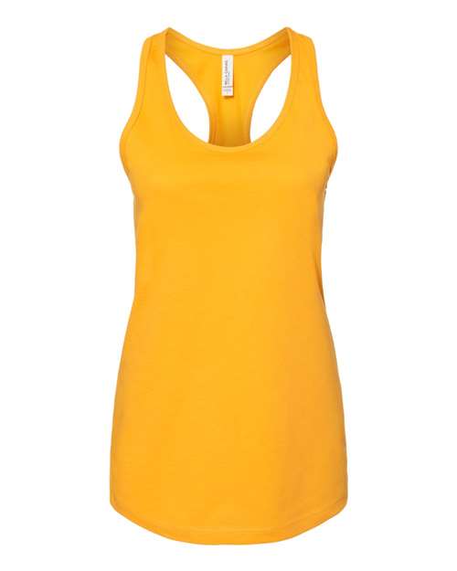 Women's Jersey Racerback Tank - Front - B33206126 - Gold