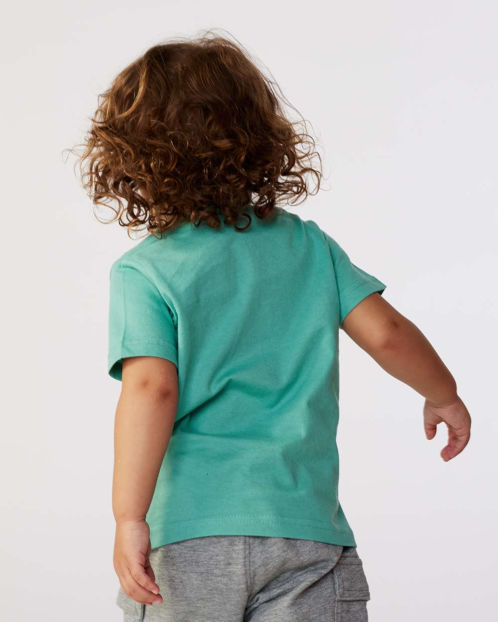 Toddler Fine Jersey Tee - OnModelBack - B31838813 - Saltwater
