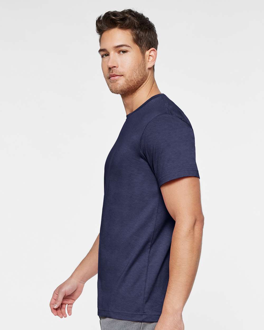 Fine Jersey Tee - OnModelSide - B00638413 - Vintage True Navy