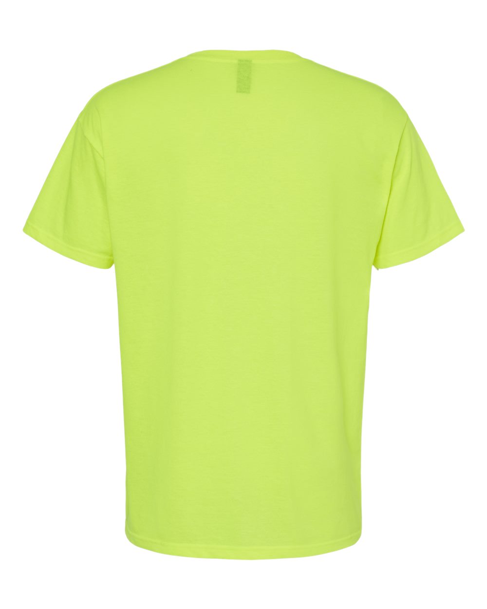 Gold Soft Touch T-Shirt - Back - B01542183 - Safety Green