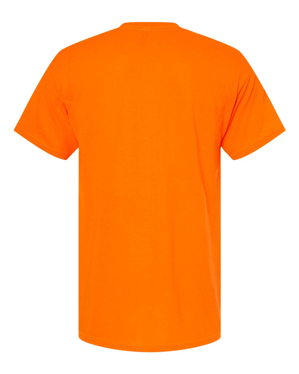 Gold Soft Touch T-Shirt - Back - B01542193 - Safety Orange