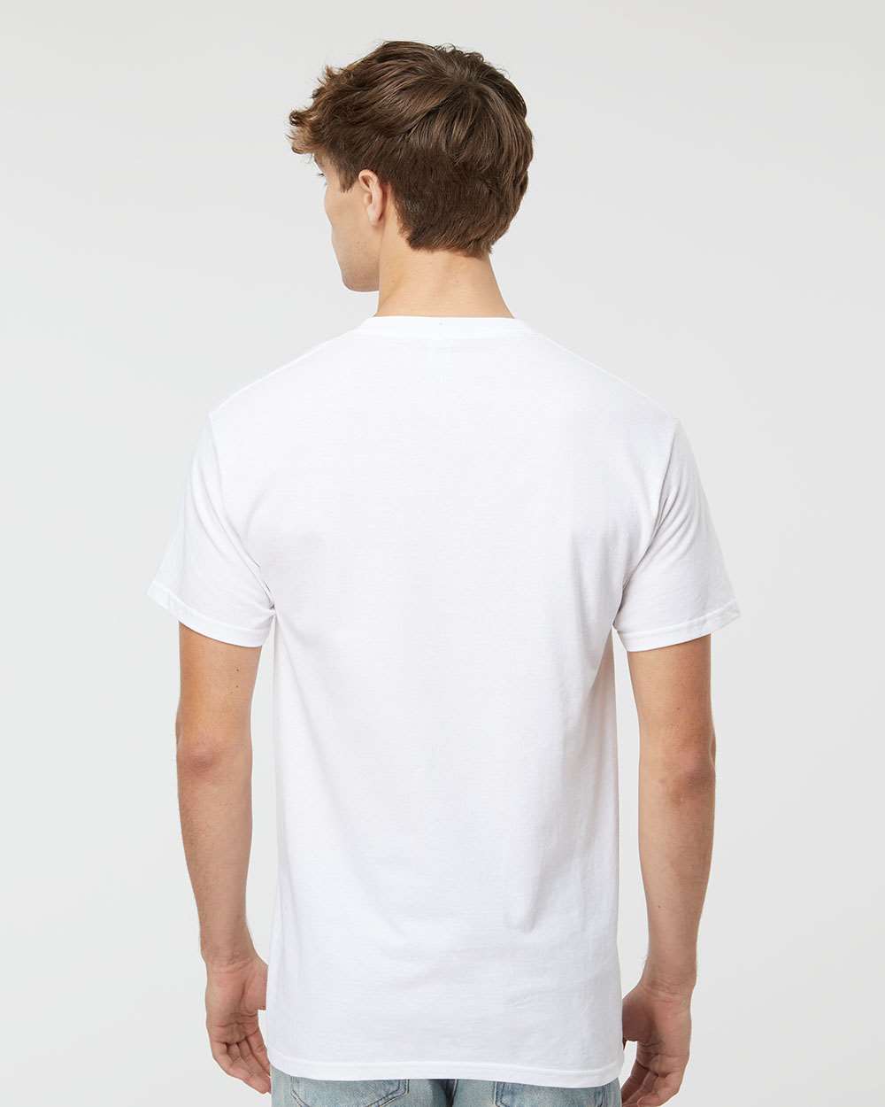 Gold Soft Touch T-Shirt - OnModelBack - B01542002 - White