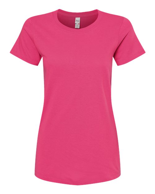 Women's Gold Soft Touch T-Shirt - Front - B01642692 - Heliconia