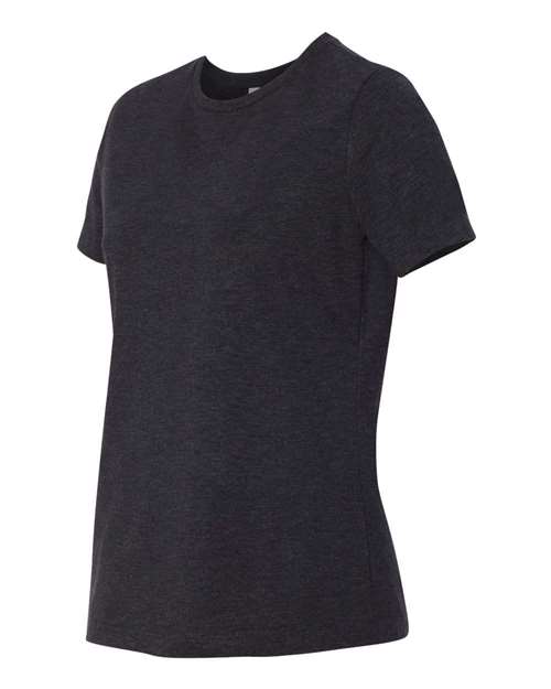 Women’s Relaxed Fit Triblend Tee - Side - B30506093 - Charcoal Black Triblend