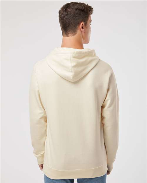 Midweight Hooded Sweatshirt - OnModelBack - B23676243 - Bone