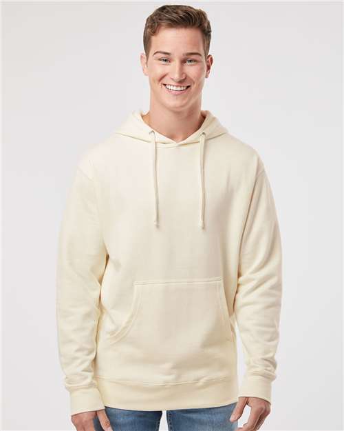 Midweight Hooded Sweatshirt - OnModelFront - B23676243 - Bone