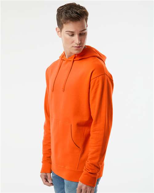 Midweight Hooded Sweatshirt - OnModelSide - B23676063 - Orange