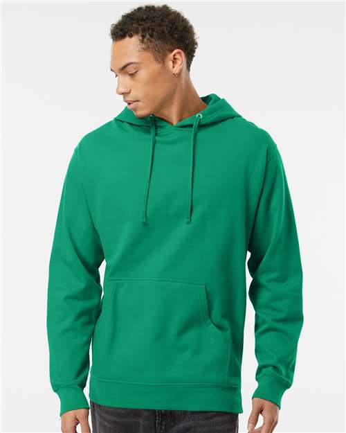 Midweight Hooded Sweatshirt - OnModelFront - B23676073 - Kelly Green