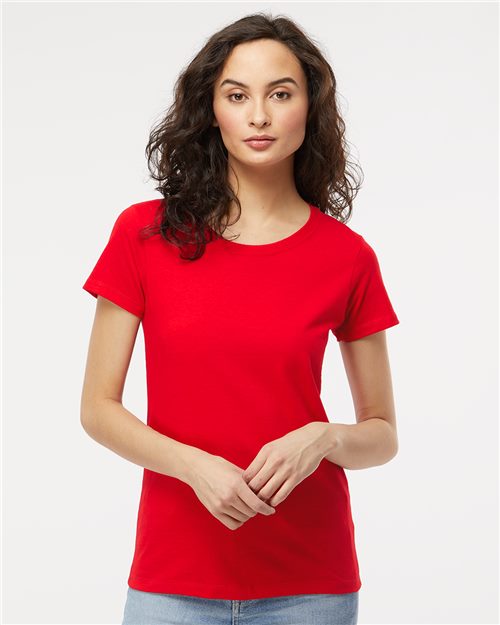 Women's Gold Soft Touch T-Shirt - styleImage