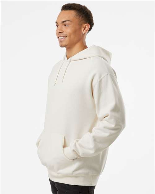 NuBlend® Hooded Sweatshirt - OnModelSide - B22035993 - Sweet Cream Heather