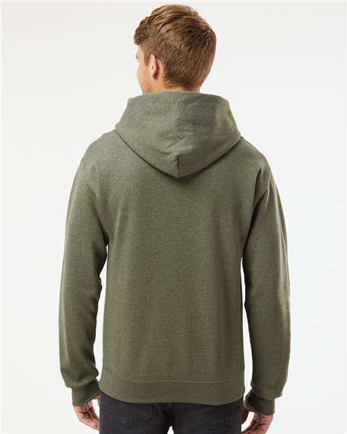NuBlend® Hooded Sweatshirt - OnModelBack - B22035973 - Military Green Heather