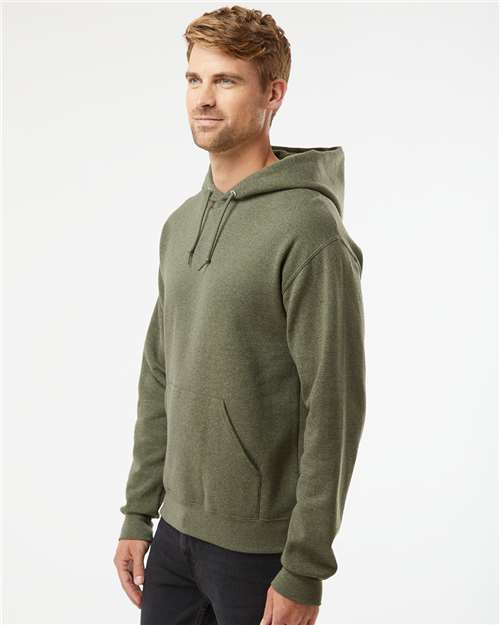 NuBlend® Hooded Sweatshirt - OnModelSide - B22035973 - Military Green Heather
