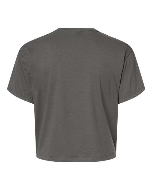 Women's Ideal Crop Top - Back - B02718092 - Dark Grey