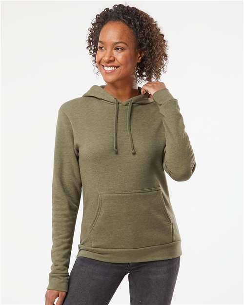 Malibu Hoodie - OnModelFront - B03018062 - Heather Military Green