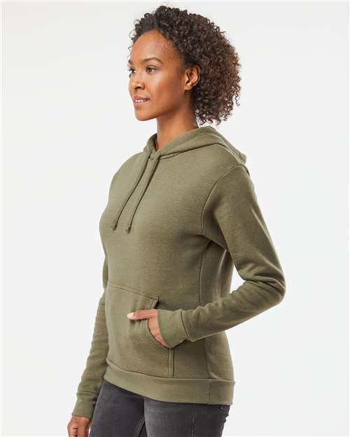 Malibu Hoodie - OnModelSide - B03018062 - Heather Military Green