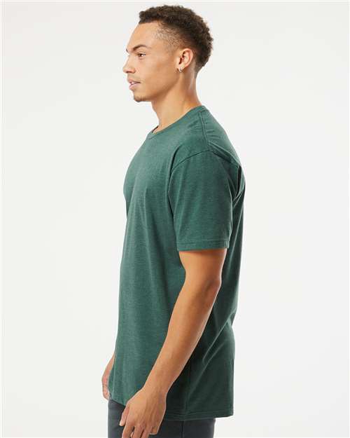 CVC T-Shirt - OnModelSide - B20618542 - Heather Forest Green