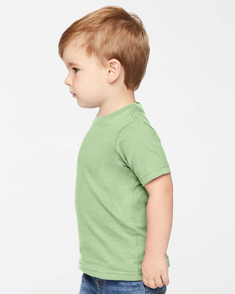 Toddler Fine Jersey Tee - OnModelSide - B31838913 - Sage