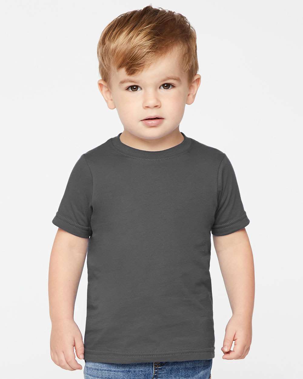 Toddler Fine Jersey Tee - OnModelFront - B31838893 - Slate