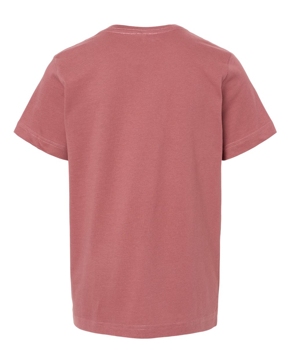 Youth Fine Jersey Tee - Back - B38038912 - Rouge