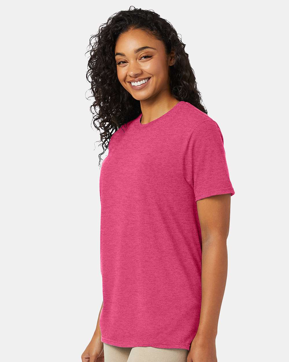 Perfect-T T-Shirt - OnModelSide - B00600793 - Wow Pink Heather