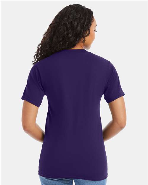 Unisex Beefy-T® T-Shirt - OnModelBack - B01500704 - Grape Smash