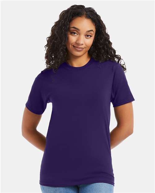 Unisex Beefy-T® T-Shirt - OnModelFront - B01500704 - Grape Smash