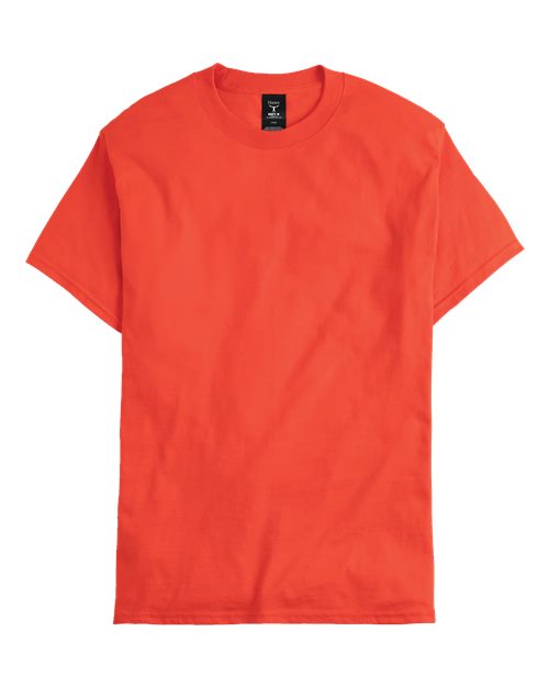 Unisex Beefy-T® T-Shirt - Front - B01500775 - Poppy Red