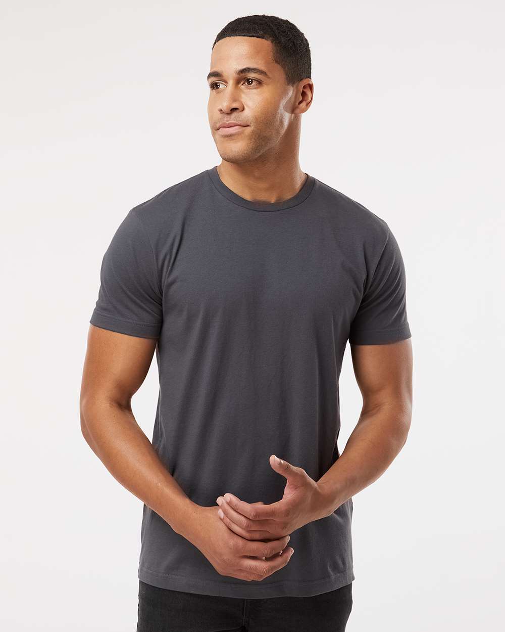 Fine Jersey Tee - OnModelFront - B00638873 - Slate