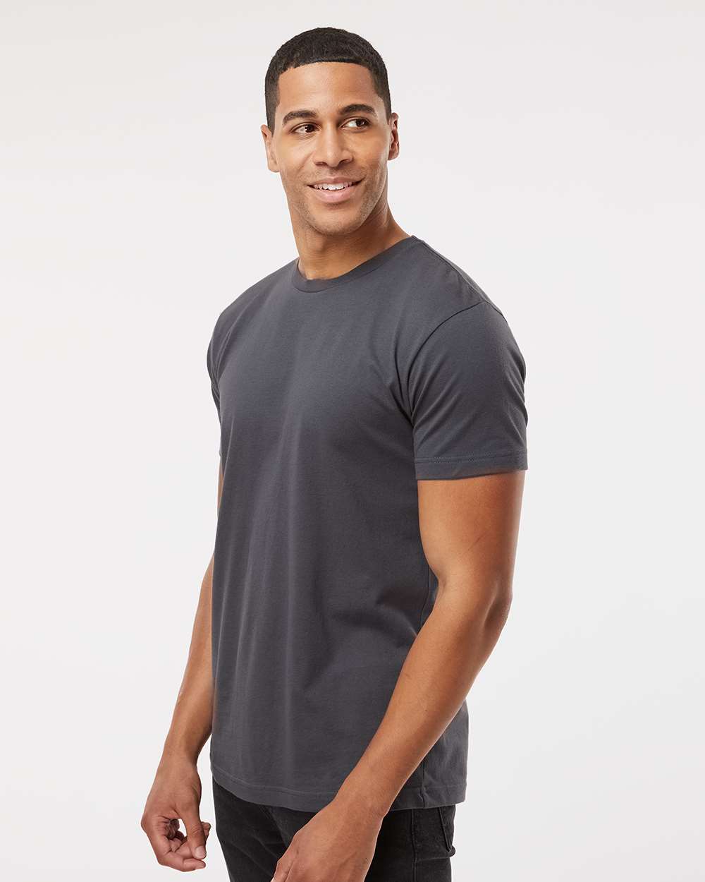 Fine Jersey Tee - OnModelSide - B00638873 - Slate