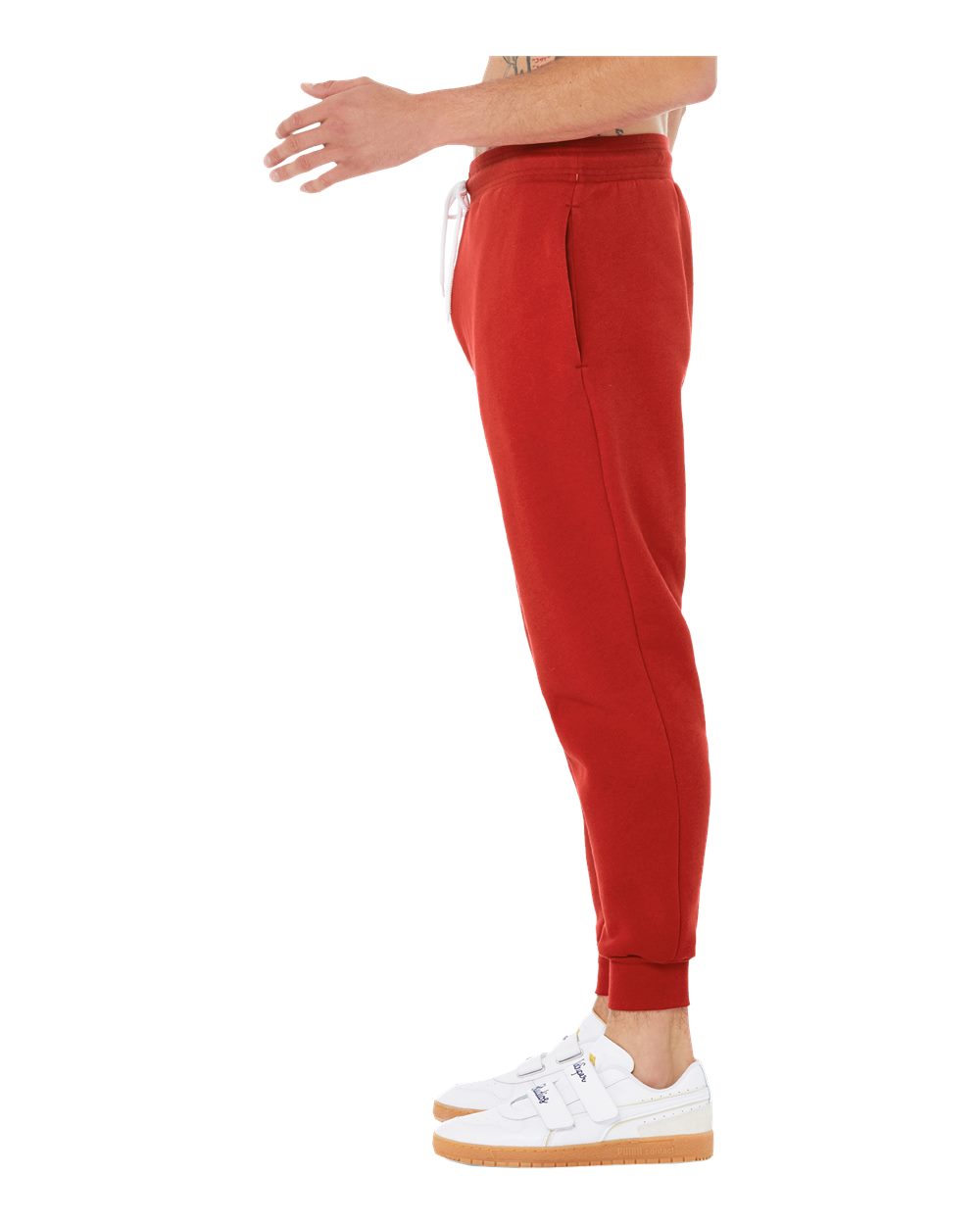 Unisex Sponge Fleece Jogger Sweatpants - DirectSide - B36806702 - Red