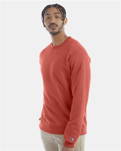 Powerblend® Crewneck Sweatshirt - OnModelSide - B21284173 - Red River Clay