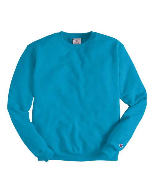 Powerblend® Crewneck Sweatshirt - Front - B21284793 - Tempo Teal