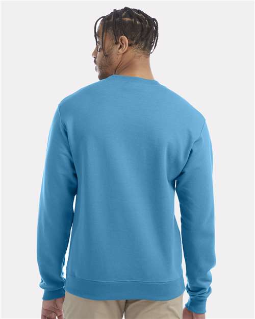 Powerblend® Crewneck Sweatshirt - OnModelBack - B21284793 - Tempo Teal