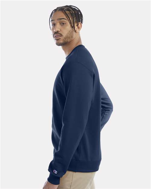 Powerblend® Crewneck Sweatshirt - OnModelSide - B21284673 - Late Night Blue