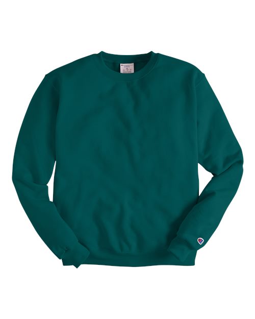 Powerblend® Crewneck Sweatshirt - Front - B21284233 - Emerald Green