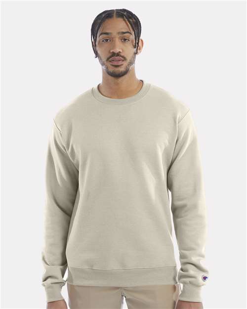 Powerblend® Crewneck Sweatshirt - OnModelFront - B21284733 - Sand