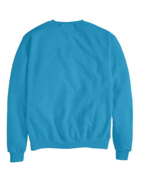 Powerblend® Crewneck Sweatshirt - Back - B21284263 - Blue Lagoon