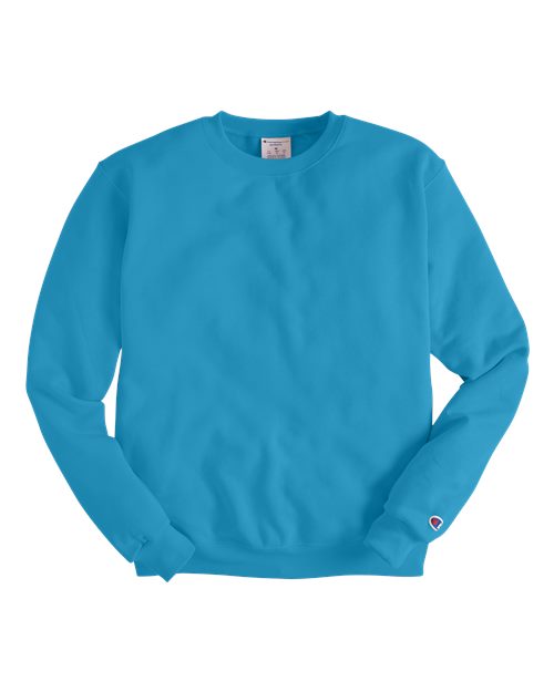 Powerblend® Crewneck Sweatshirt - Front - B21284263 - Blue Lagoon