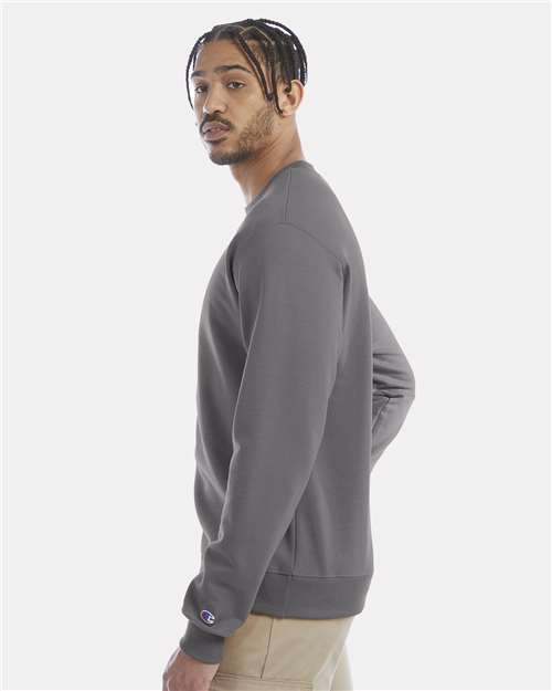 Powerblend® Crewneck Sweatshirt - OnModelSide - B21284133 - Stone Grey