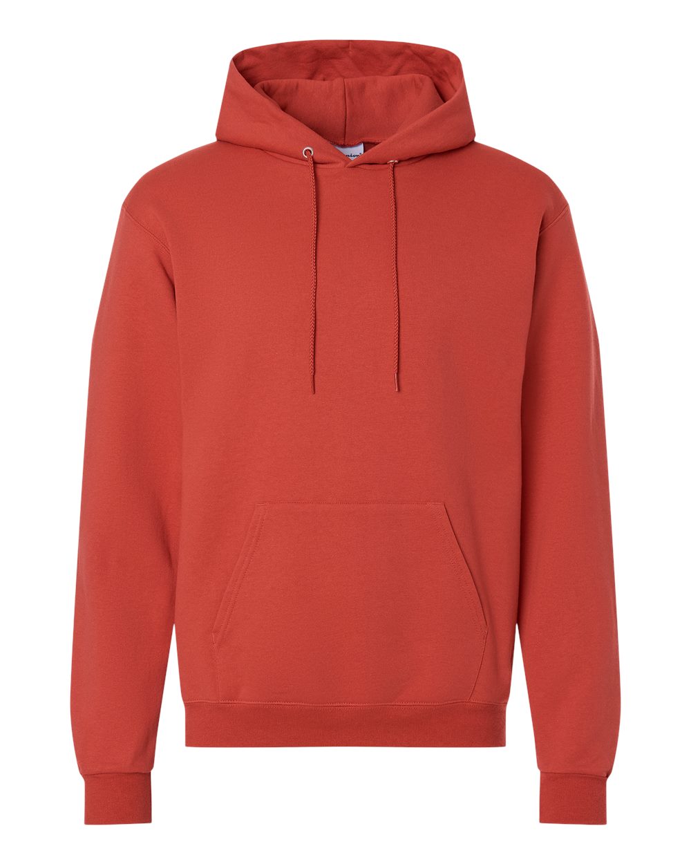Powerblend® Hooded Sweatshirt - Front - B22884173 - Red River Clay