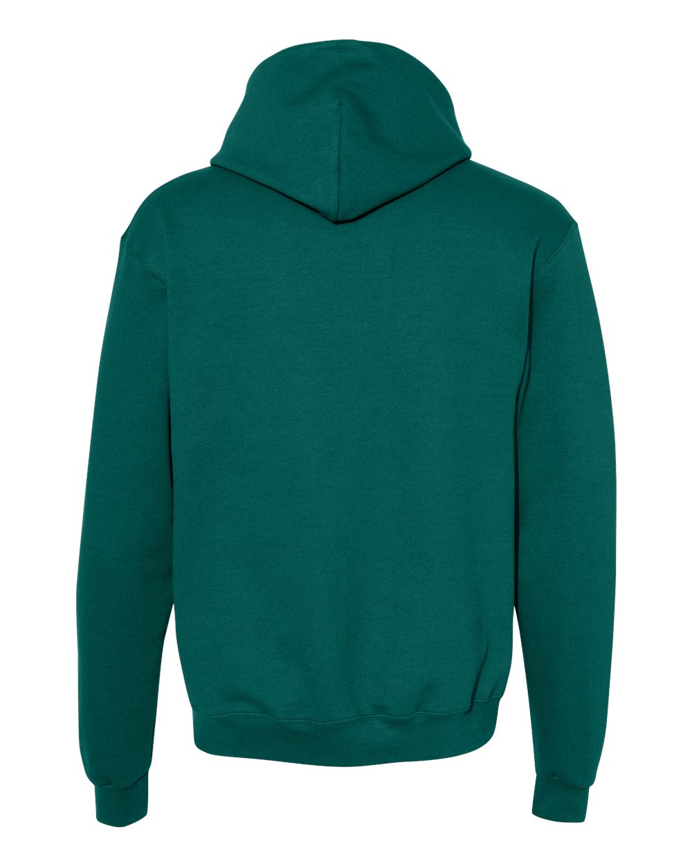Powerblend® Hooded Sweatshirt - Back - B22884233 - Emerald Green