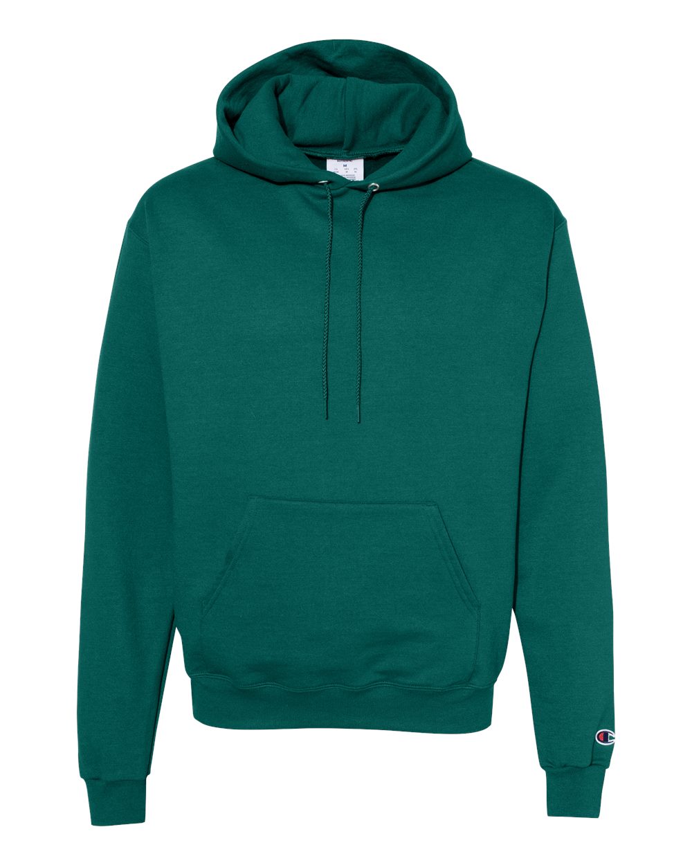 Powerblend® Hooded Sweatshirt - Front - B22884233 - Emerald Green