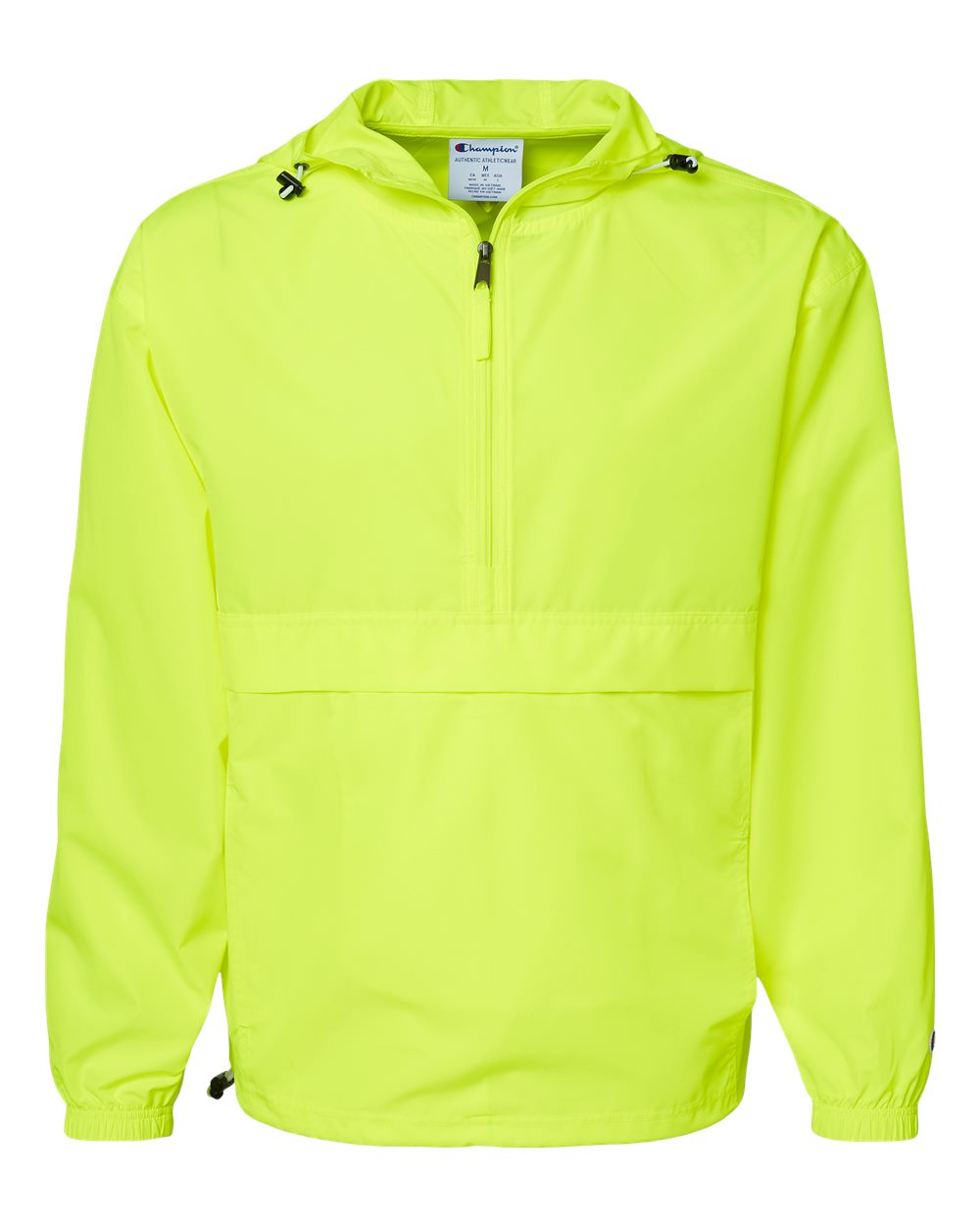Packable Anorak Jacket - Front - B63284163 - Safety Green