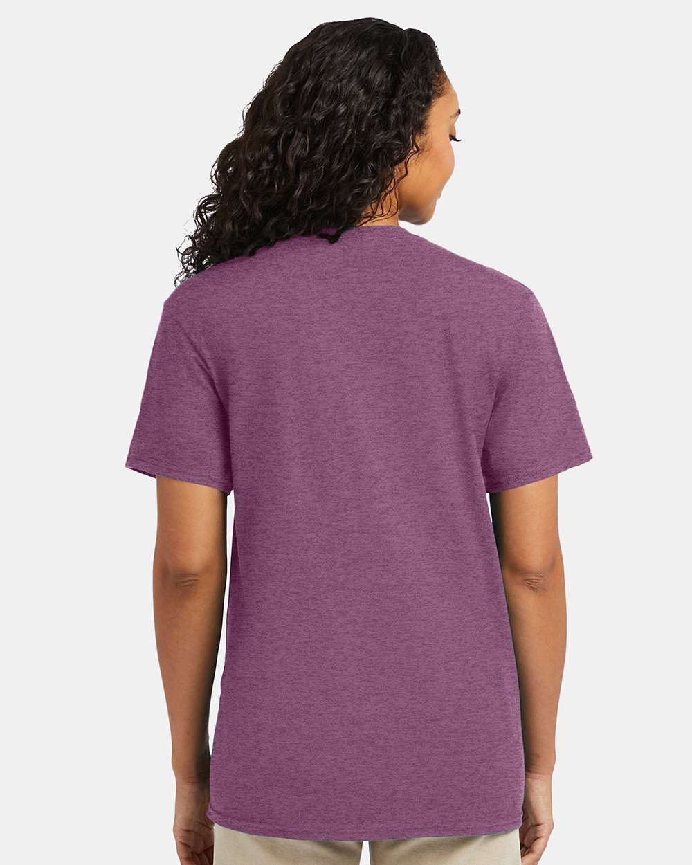 Perfect-T T-Shirt - OnModelBack - B00600233 - Purple Rain Heather