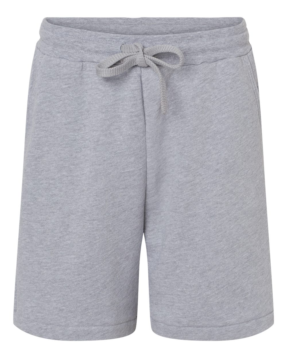 Unisex Sponge Fleece Shorts - Front - B65806582 - Athletic Heather