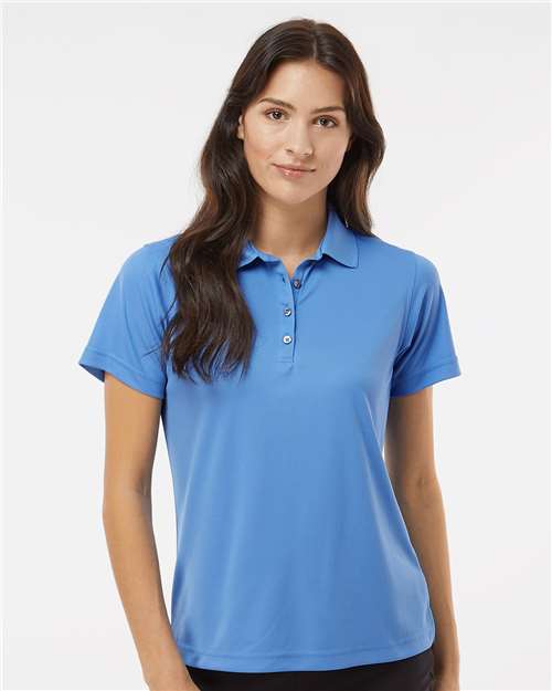 Women's Saratoga Performance Mini Mesh Polo - OnModelFront - B11271252 - Bimini Blue