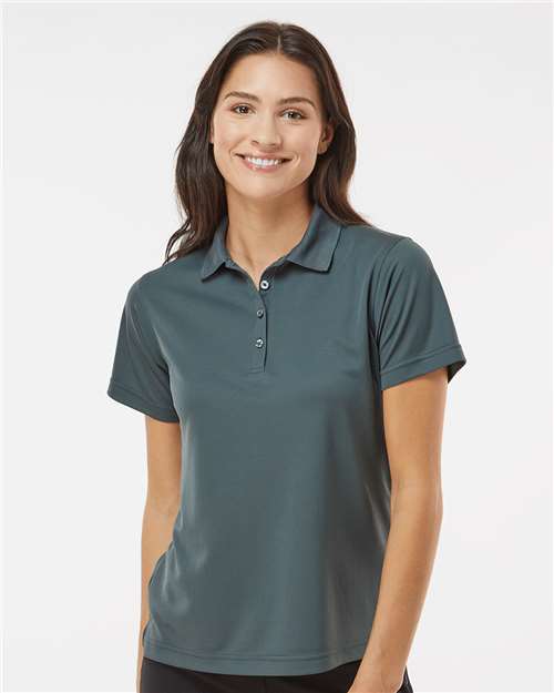 Women's Saratoga Performance Mini Mesh Polo - OnModelFront - B11271582 - Carbon