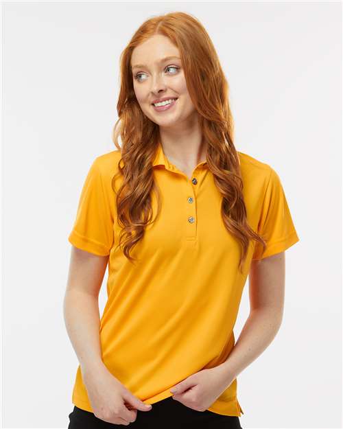 Women's Saratoga Performance Mini Mesh Polo - OnModelFront - B11271122 - Gold